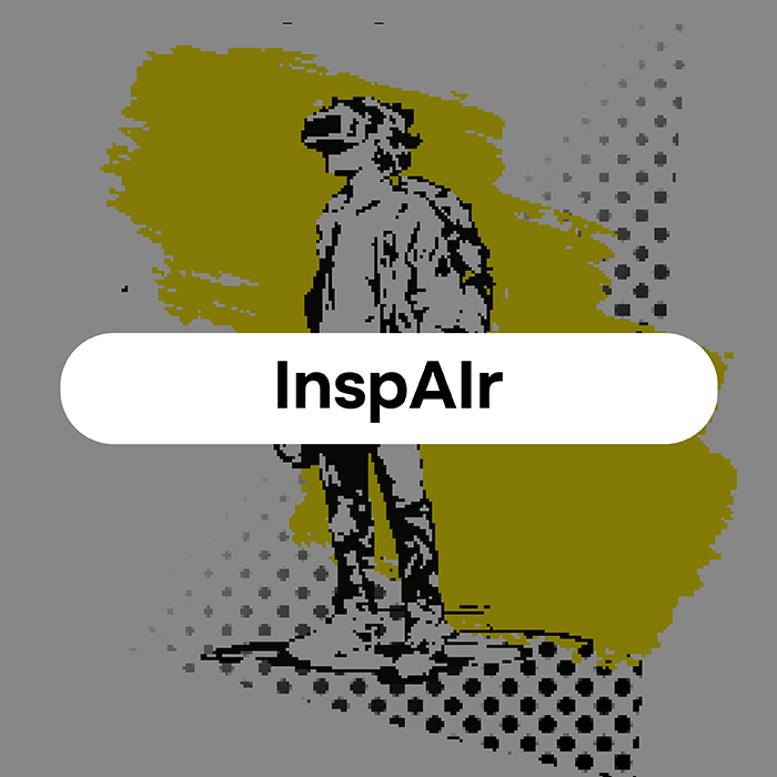 logo dell'iniziativa InspAIr: Educare al pensiero critico in visione prospettica nell’era dell’IA