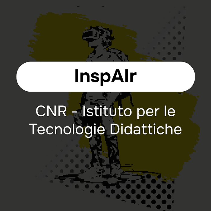 logo dell'iniziativa InspAIr: Educare al pensiero critico in visione prospettica nell’era dell’IA