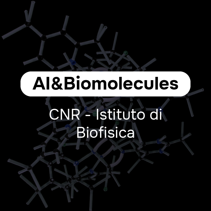 logo dell'iniziativa AI&Biomolecules