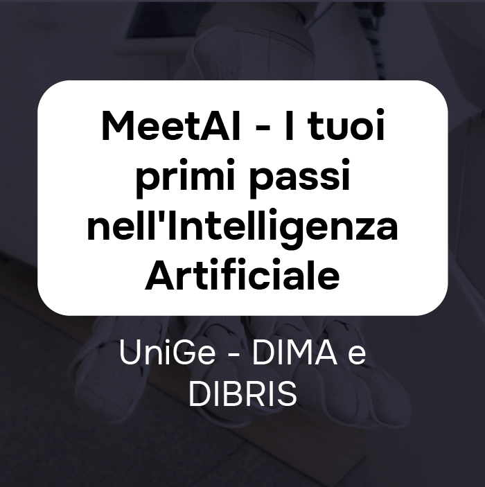 logo dell'iniziativa MeetAI - I tuoi primi passi nell'Intelligenza Artificiale